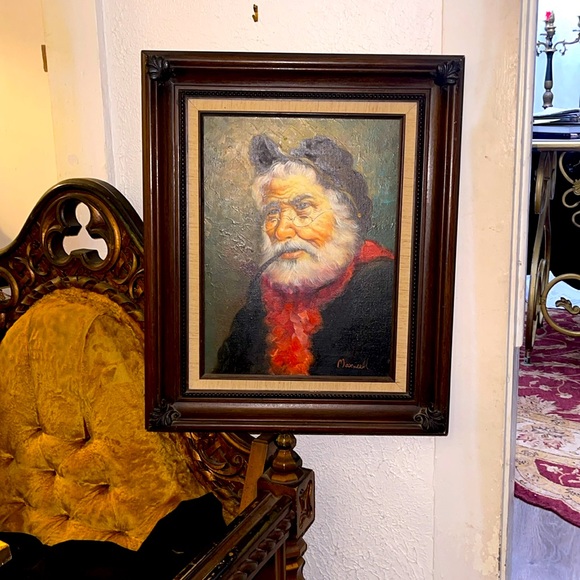 Artwork Oil on Canvas Painting by Maxwell Artistic Interiors Certified Authentic - Picture 5 of 9